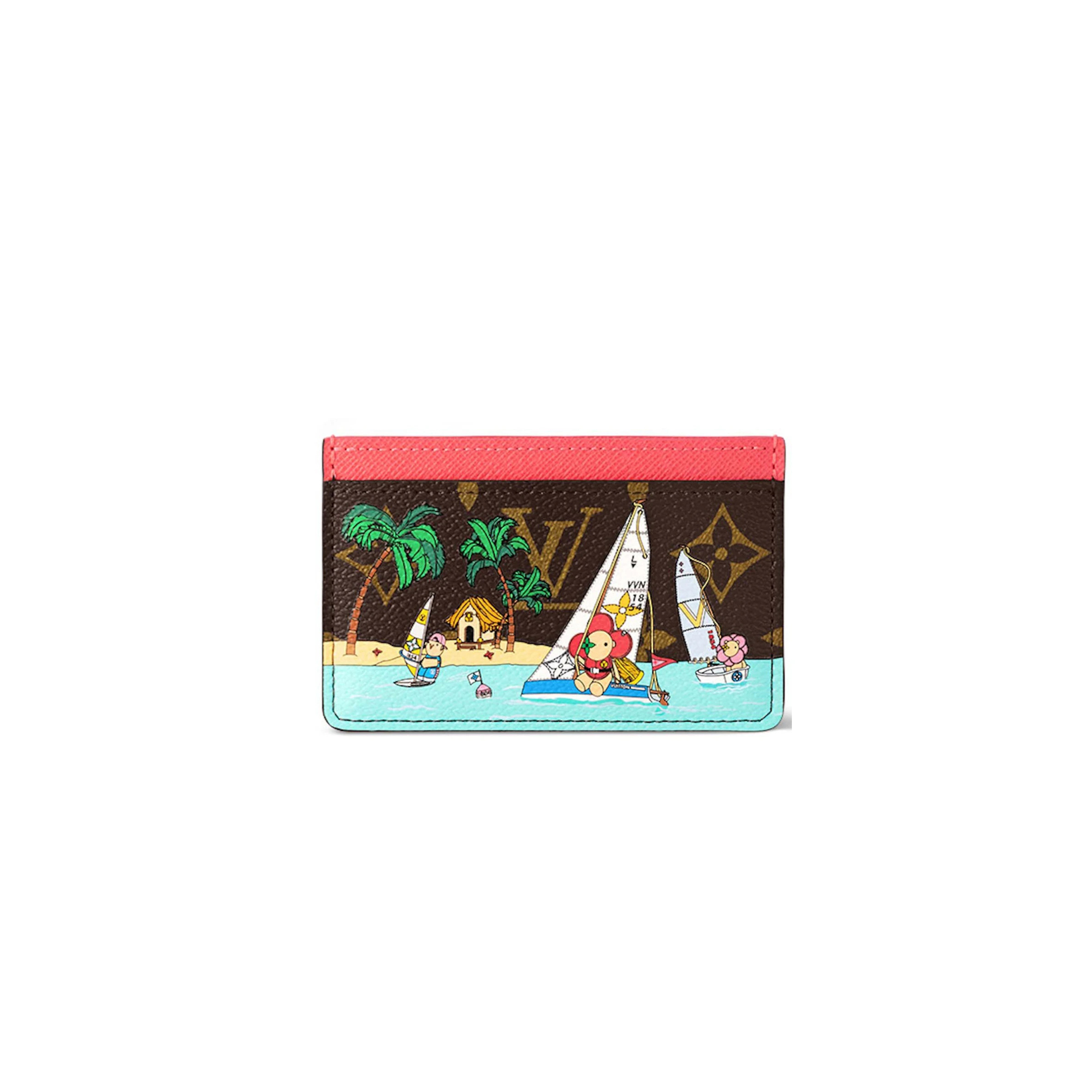 l0*is V*t0n card holder dragon fruit pink m82853 (11*7cm)